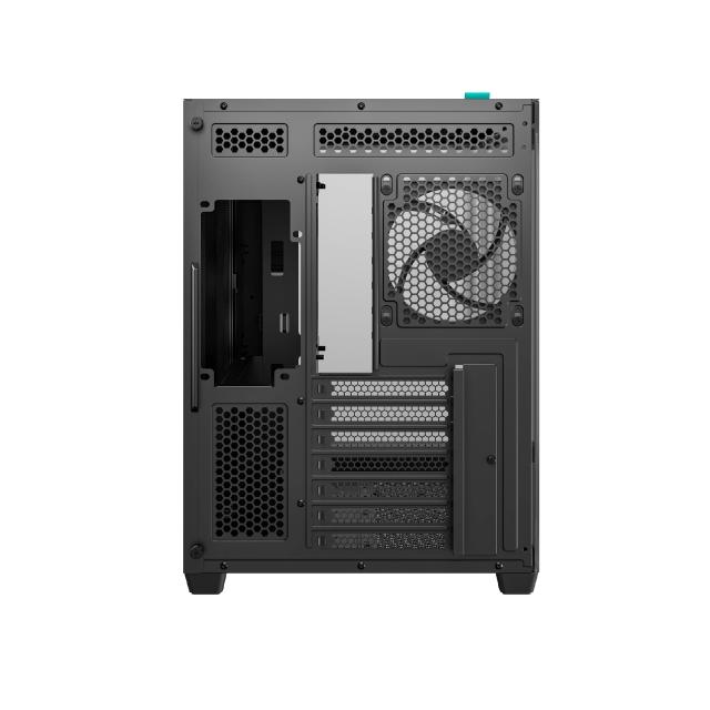 Кутия за компютър DeepCool CG530U 4F ARGB Black, Middle Tower, 1x USB Type-C, 2x USB 3.0, 1x HD Audio, ATX, mATX, Mini-ITX