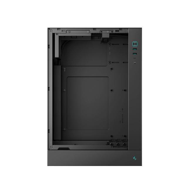Кутия за компютър DeepCool CH170 PLUS Black, Mini Tower, 1 x USB Type-C 3.2, 2 x USB 3.0, 1 x HD Audio, mATX, Mini-ITX