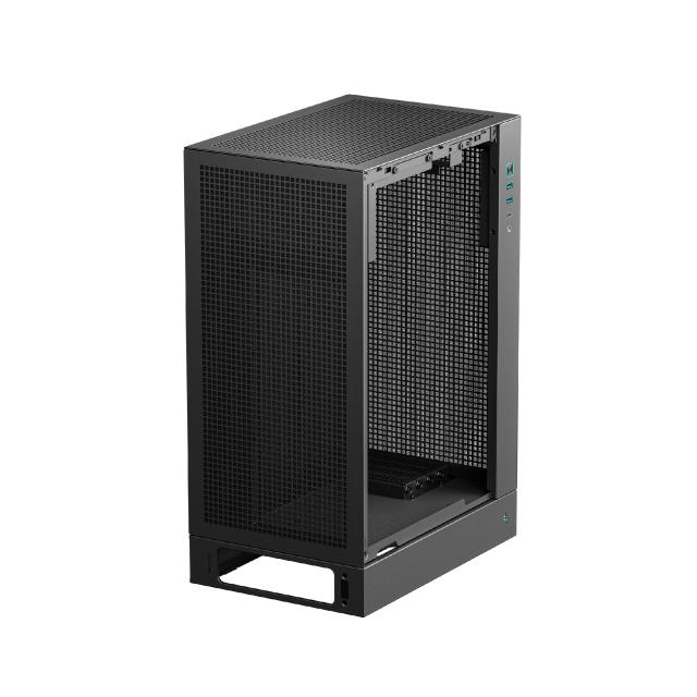 Кутия за компютър DeepCool CH170 PLUS Black, Mini Tower, 1 x USB Type-C 3.2, 2 x USB 3.0, 1 x HD Audio, mATX, Mini-ITX