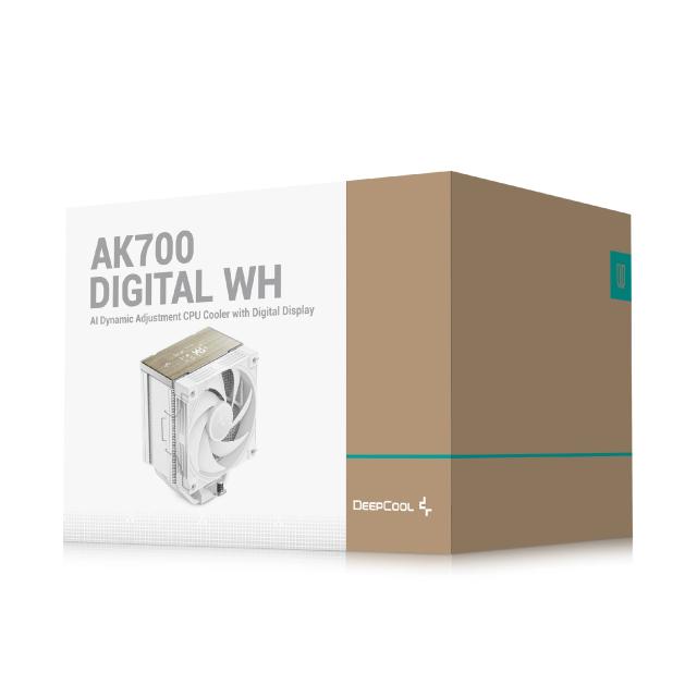 Охладител за процесор DeepCool AK700 DIGITAL WH