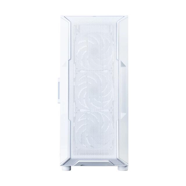 Кутия за компютър Zalman I3 NEO V2 RGB White, Middle Tower, 1x USB Type-C, 1x USB 3.0, 1x HD Audio, ATX / mATX / Mini-ITX