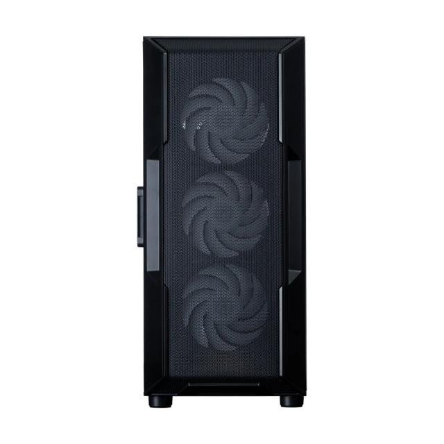 Кутия за компютър Zalman I3 NEO V2 RGB Black, Middle Tower, 1x USB Type-C, 1x USB 3.0, 1x HD Audio, ATX / mATX / Mini-ITX