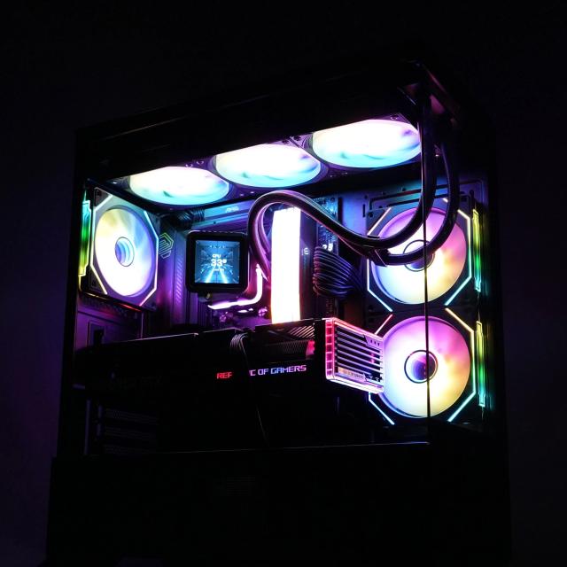Кутия за компютър Zalman Chronix V2 A-RGB Black, Middle Tower, 1x USB Type-C, 1x USB 3.0, 1x USB 2.0, 1x HD Audio, ATX / mATX / Mini-ITX
