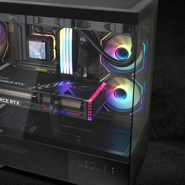 Кутия за компютър Zalman Chronix V2 A-RGB Black, Middle Tower, 1x USB Type-C, 1x USB 3.0, 1x USB 2.0, 1x HD Audio, ATX / mATX / Mini-ITX