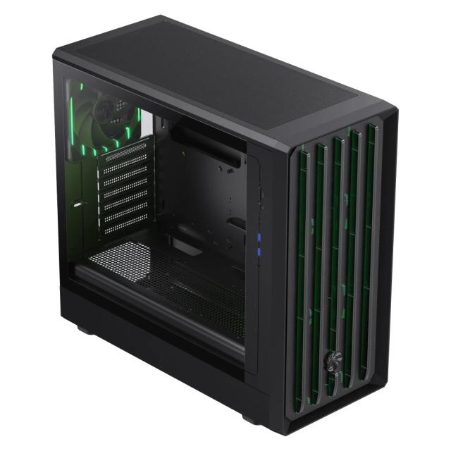 Кутия за компютър Gamemax CLAW 460 Black, Middle Tower, 1x USB Type-C, 2x USB 3.0, 1x HD Audio, ATX, mATX, Mini-ITX