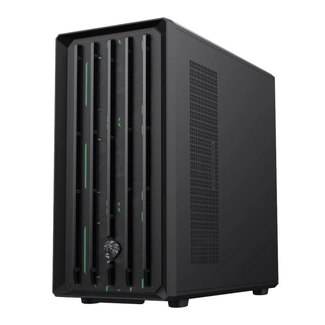 Кутия за компютър Gamemax CLAW 460 Black, Middle Tower, 1x USB Type-C, 2x USB 3.0, 1x HD Audio, ATX, mATX, Mini-ITX