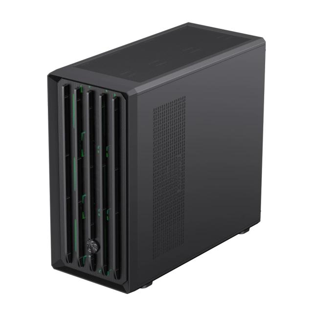 Кутия за компютър Gamemax CLAW 460 Black, Middle Tower, 1x USB Type-C, 2x USB 3.0, 1x HD Audio, ATX, mATX, Mini-ITX