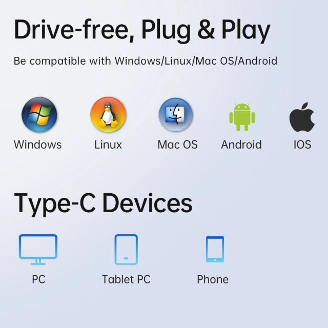 Мултипортов адаптер Orico PW11-9P-GY-EP, HDMI x 1, VGA x 1, USB3.0 x 3, USB-C PD100W x 1, LAN x 1 (1Gbps), SD/TF