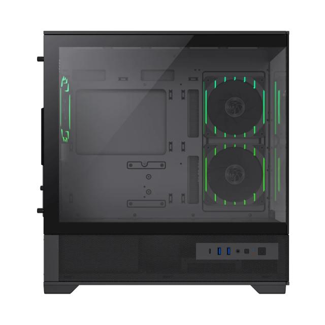 Кутия Gamemax Vista 2 MB, Mini Tower, 2x USB 3.2, 1x USB Type-C, mATX / Mini-ITX
