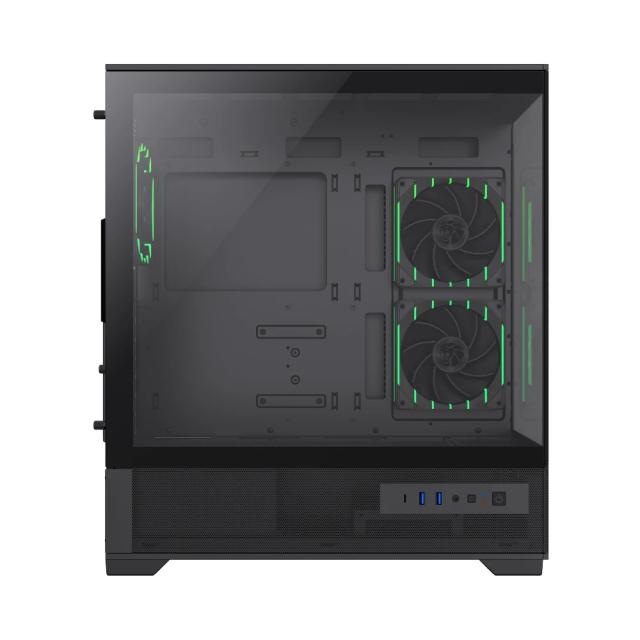 Кутия Gamemax Vista 2 AB, Middle Tower, 2x USB 3.2, 1x USB Type-C, EATX / ATX / mATX / Mini-ITX