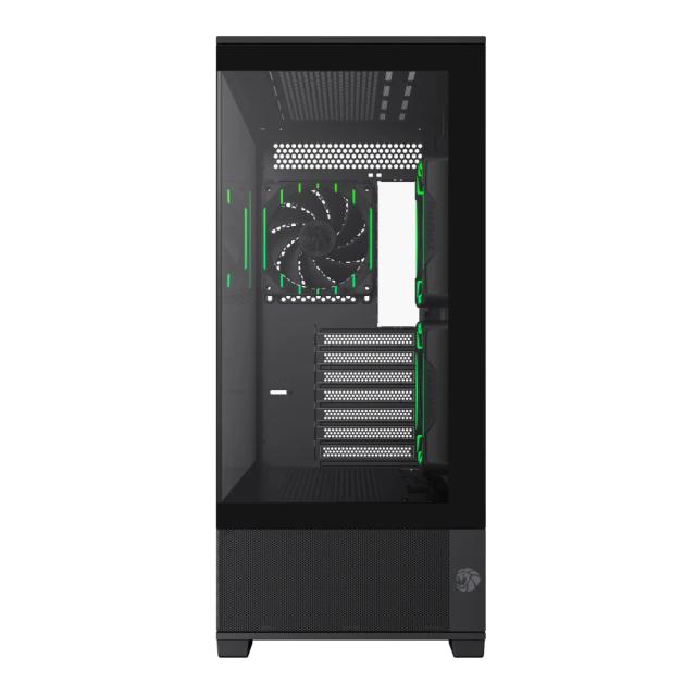 Кутия Gamemax Vista 2 AB, Middle Tower, 2x USB 3.2, 1x USB Type-C, EATX / ATX / mATX / Mini-ITX