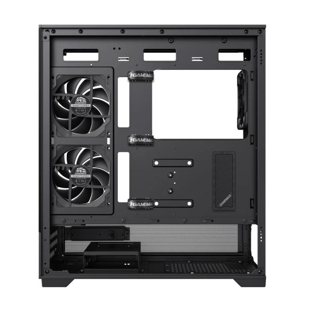 Кутия Gamemax Vista 2 AB, Middle Tower, 2x USB 3.2, 1x USB Type-C, EATX / ATX / mATX / Mini-ITX
