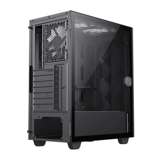Кутия Gamemax Diamond CP A-RGB, Middle Tower, 1x USB 3.0, 1x USB 2.0, ATX / mATX / Mini-ITX