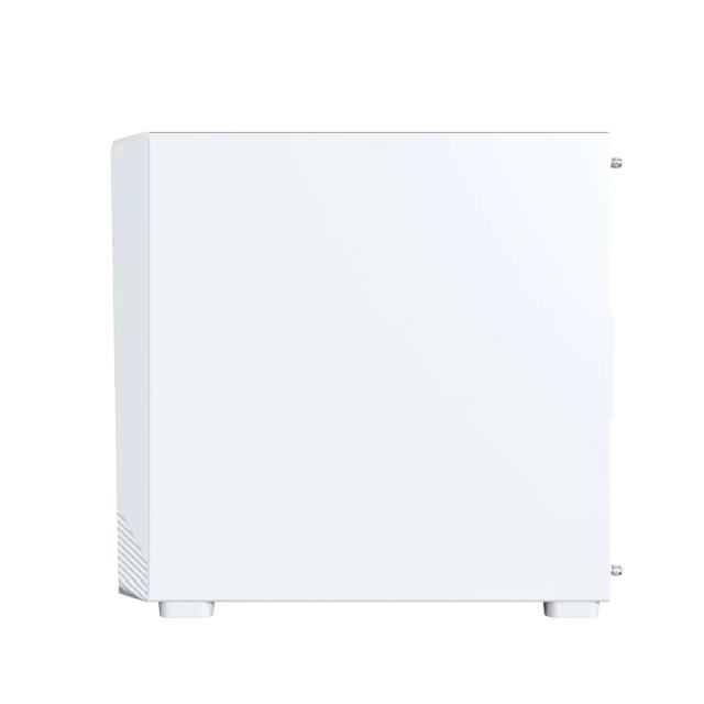 Кутия Montech X5M White A-RGB, Mini Tower, 1x USB Type-C, 1x USB 3.0, 1x USB 2.0, mATX / Mini-ITX