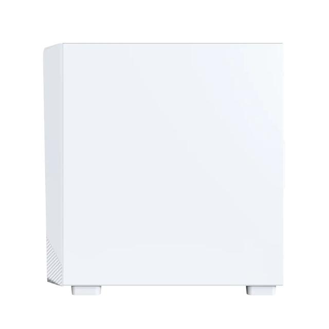 Кутия Montech X5 White A-RGB, Middle Tower, 1x USB Type-C, 1x USB 3.0, 1x USB 2.0, ATX / mATX / Mini-ITX