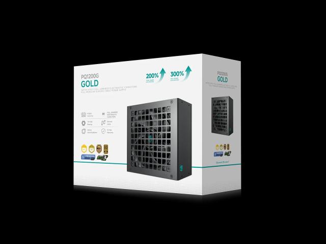 Захранваne DeepCool PQ1200G 1200W, 80+ GOLD, ATX 3.1, Fully Modular