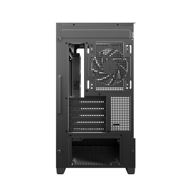 Кутия DeepCool CG380 3F Black ARGB, Mini Tower, 1x USB Type-C, 2x USB 3.0, mATX / Mini-ITX