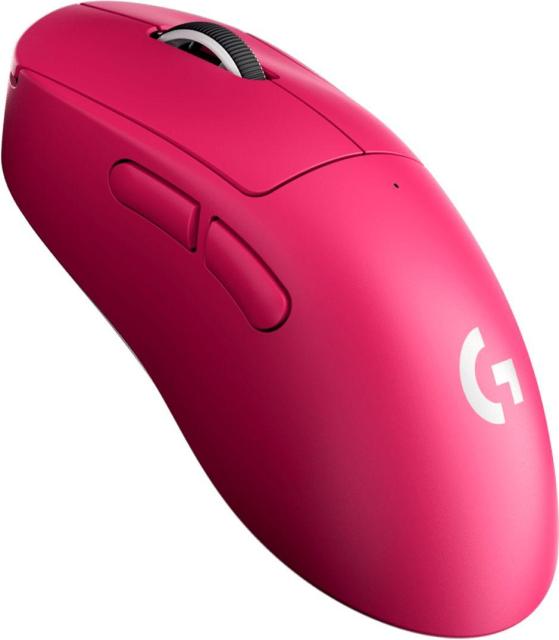 Геймърска мишка Logitech G Pro X Superlight 2 Dex, Wireless, оптична (32000 dpi), Pink