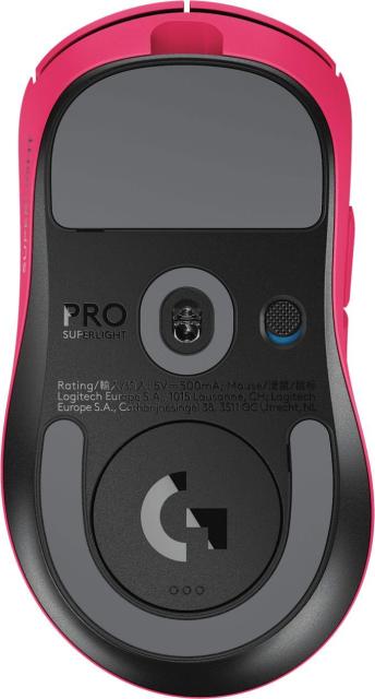 Геймърска мишка Logitech G Pro X Superlight 2 Dex, Wireless, оптична (32000 dpi), Pink