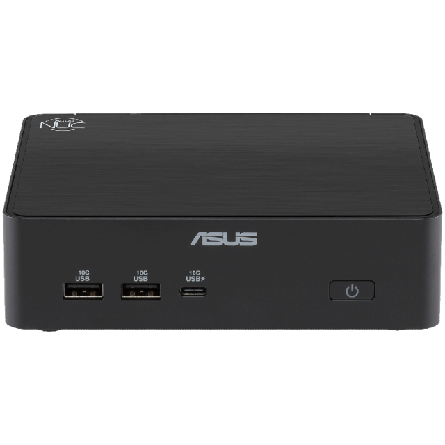 Компютър ASUS NUC 16 Pro Mini, Intel Core Ultra 7 356H 16C (1.5  4.7 GHz, 18MB cache), Intel Graphics 4 Xe3, SO-DIMM DDR5 no-RAM / no-SSD, Wi-Fi 7+BT, No OS