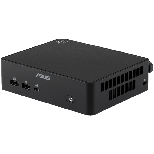 Компютър ASUS NUC 16 Pro Mini, Intel Core Ultra 7 356H 16C (1.5  4.7 GHz, 18MB cache), Intel Graphics 4 Xe3, SO-DIMM DDR5 no-RAM / no-SSD, Wi-Fi 7+BT, No OS