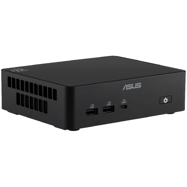Компютър ASUS NUC 16 Pro Mini, Intel Core Ultra 7 356H 16C (1.5  4.7 GHz, 18MB cache), Intel Graphics 4 Xe3, SO-DIMM DDR5 no-RAM / no-SSD, Wi-Fi 7+BT, No OS