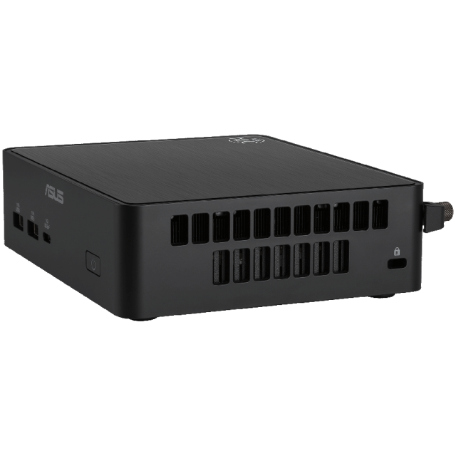 Компютър ASUS NUC 16 Pro Mini, Intel Core Ultra 7 356H 16C (1.5  4.7 GHz, 18MB cache), Intel Graphics 4 Xe3, SO-DIMM DDR5 no-RAM / no-SSD, Wi-Fi 7+BT, No OS