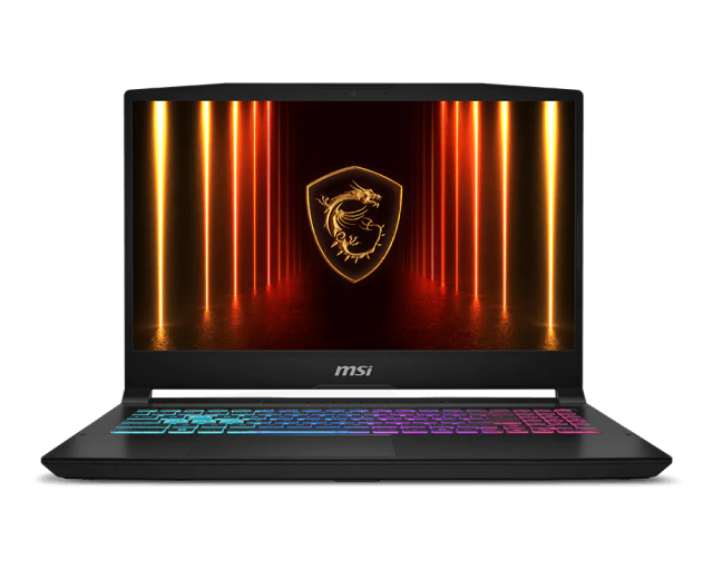 Лаптоп MSI Katana 15 HX B14WGK, Intel Core i7-14650HX 16C (1.60 / 5.20 GHz, 30MB Cache), 15.6'' (39.62 cm) WQHD IPS 165Hz Display, NVIDIA GF RTX5070 8GB GDDR7 DLSS 4, 16GB DDR5, 1TB M.2 NVMe SSD, No OS