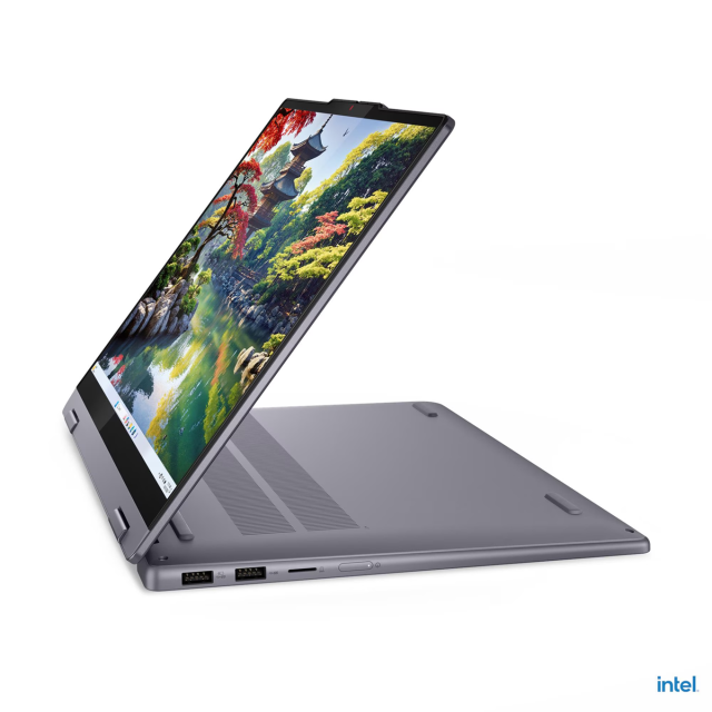 Лаптоп Lenovo IdeaPad 5 2-in-1 16IAL10, Intel Core Ultra 7 255U 20C (1.7 / 5.2 GHz, 12MB Cache), 16.0" (40.64 cm) WUXGA IPS Glossy Display, Touchscreen, Intel Graphics 4 Core, 16GB LPDDR5X, 1TB M.2 NVMe SSD, Windows 11 Home