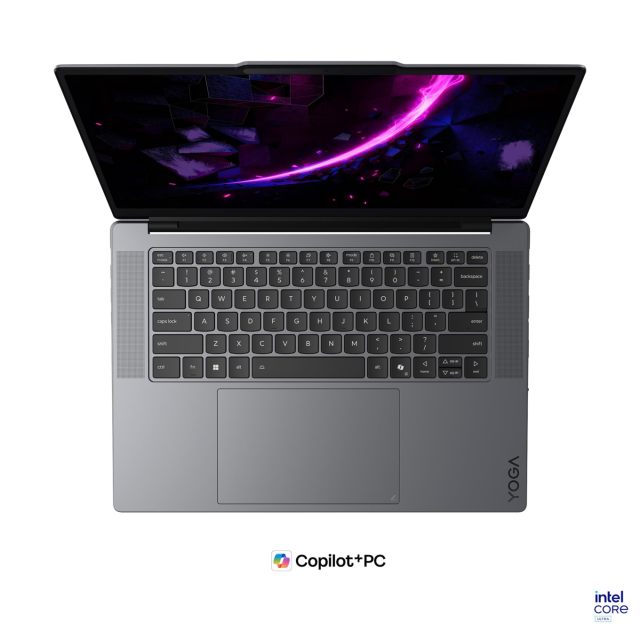 Лаптоп Lenovo Yoga Pro 7 15IPH11 Aura Edition, Intel Core Ultra 7 356H 16C (1.5 / 4.7 GHz, 18MB Cache), 15.3" (38.86 cm) 2.5K OLED Glossy Display, NVIDIA GF RTX5050 8GB GDDR7 DLSS 4, 32GB LPDDR5X, 1TB M.2 NVMe SSD, Windows11 Home,