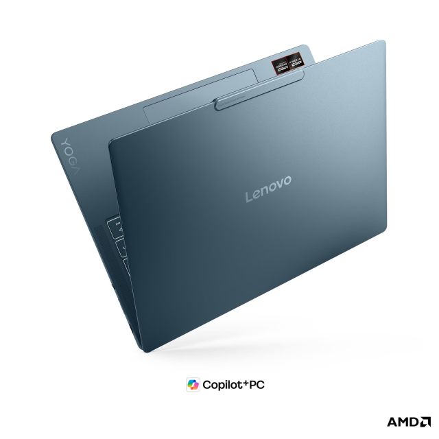 Лаптоп Lenovo Yoga Slim 7 14AGP11, AMD Ryzen AI 7 445 6C (2.0 / 4.6 GHz, 8MB Cache), 14.0" (35.56 cm) WQXGA+ OLED, AMD Radeon 840M, 32GB LPDDR5X, 1TB M.2 NVMe SSD, Windows 11 Home