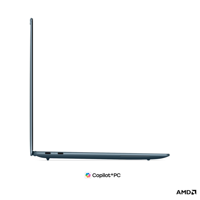 Лаптоп Lenovo Yoga Slim 7 14AGP11, AMD Ryzen AI 7 445 6C (2.0 / 4.6 GHz, 8MB Cache), 14.0" (35.56 cm) WQXGA+ OLED, AMD Radeon 840M, 32GB LPDDR5X, 1TB M.2 NVMe SSD, Windows 11 Home