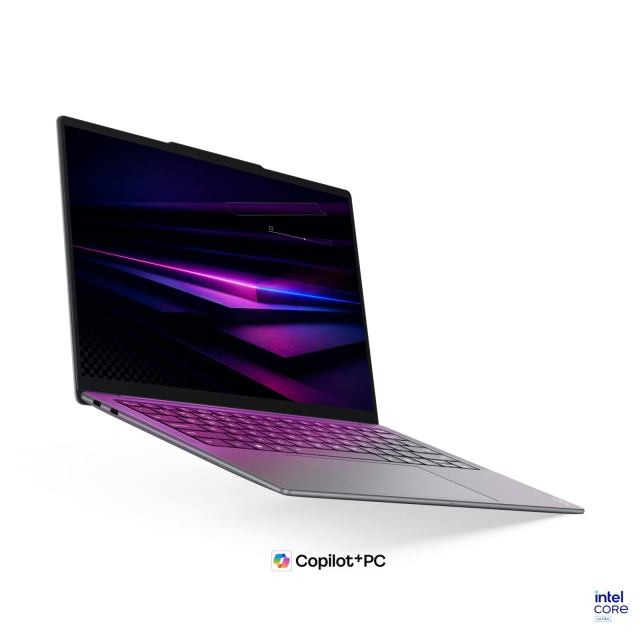 Lаптоп Lenovo Yoga Slim 7 14IPH11 Aura Edition, Intel Core Ultra 7 355 (1.7 / 4.7 GHz, 12MB Cache), 14.0" (35.56 cm) OLED 2.8K WQXGA+ Glossy Display, Intel Graphics 4 Xe3, 32GB LPDDR5X, 1TB M.2 NVMe SSD, Windows 11 Home 