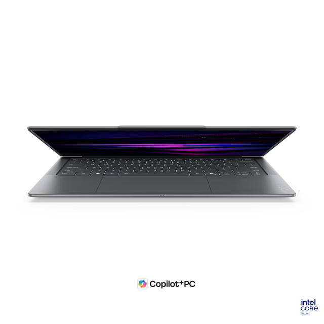 Lаптоп Lenovo Yoga Slim 7 14IPH11 Aura Edition, Intel Core Ultra 7 355 (1.7 / 4.7 GHz, 12MB Cache), 14.0" (35.56 cm) OLED 2.8K WQXGA+ Glossy Display, Intel Graphics 4 Xe3, 32GB LPDDR5X, 1TB M.2 NVMe SSD, Windows 11 Home 