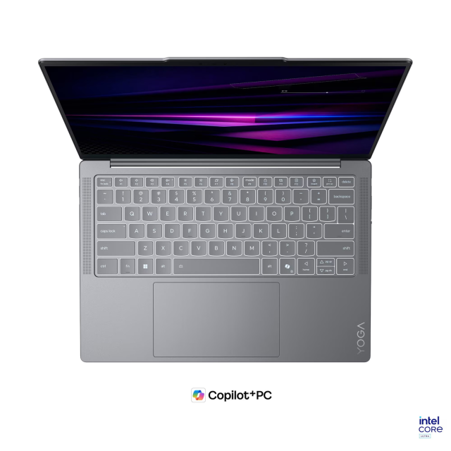 Lаптоп Lenovo Yoga Slim 7 14IPH11 Aura Edition, Intel Core Ultra 7 355 (1.7 / 4.7 GHz, 12MB Cache), 14.0" (35.56 cm) OLED 2.8K WQXGA+ Glossy Display, Intel Graphics 4 Xe3, 32GB LPDDR5X, 1TB M.2 NVMe SSD, Windows 11 Home 