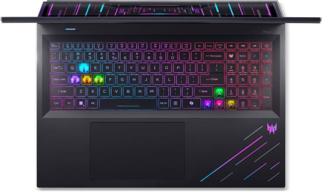 Лаптоп Acer Predator Helios 18 AI PH18-I71-96L6, Intel Core Ultra 9 290HX Plus 24C (1.80 / 5.50 GHz, 36MB Cache), 18.0" (45.72 cm) UHD+ IPS mini-LED Display, NVIDIA GeForce RTX5090 24GB GDDR7 DLSS 4, 192GB DDR5, 2TB M.2 NVMe SSD, Windows 11 Pro