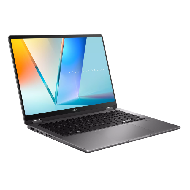 Лаптоп ASUS Vivobook 14 Flip TP3407SA-SG155W, Intel Core Ultra 7 258V 8C (2.2 / 4.8 GHz, 12MB Cache), 14.0" (35.56 cm) WUXGA OLED Display, Touch screen, Intel Arc 140V, 32GB LPDDR5X, 1TB M.2 NVMe SSD, Windows 11 Home