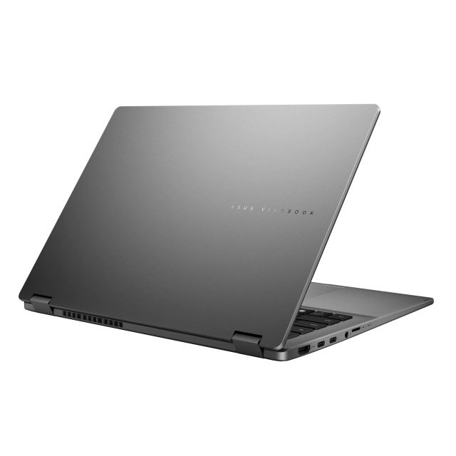 Лаптоп ASUS Vivobook 14 Flip TP3407SA-SG155W, Intel Core Ultra 7 258V 8C (2.2 / 4.8 GHz, 12MB Cache), 14.0" (35.56 cm) WUXGA OLED Display, Touch screen, Intel Arc 140V, 32GB LPDDR5X, 1TB M.2 NVMe SSD, Windows 11 Home