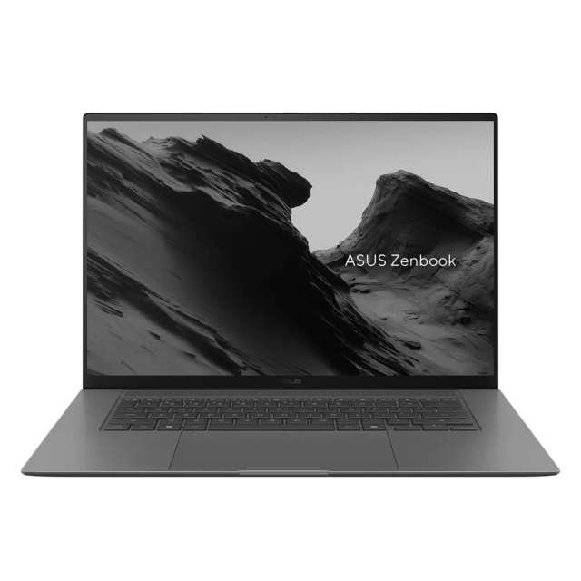 Лаптоп ASUS Zenbook S 16 UM5606GA-SR391XNA, AMD Ryzen AI 9 465 10C (3.3 / 5.0 GHz, 24MB Cache), 16.0" (40.64 cm) 3K OLED Anti-glare glossy Display, 32GB LPDDR5X, 2TB M.2 NVMe SSD, Windows 11 Pro