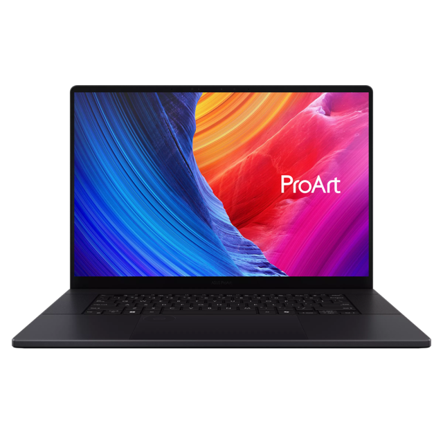 Лаптоп Asus ProArt Studiobook P16 H7606WP-SR254X, AMD Ryzen AI 9 HX 370 12C (2.0 / 5.1GHz 36MB Cache), 16" (40.64cm) 2.8К OLED Touch Display, NVIDIA GF RTX 5070 8 GB GDDR7 DLSS 4, 64GB LPDDR5X, 2TB M.2 NVMe SSD, Windows 11 Pro