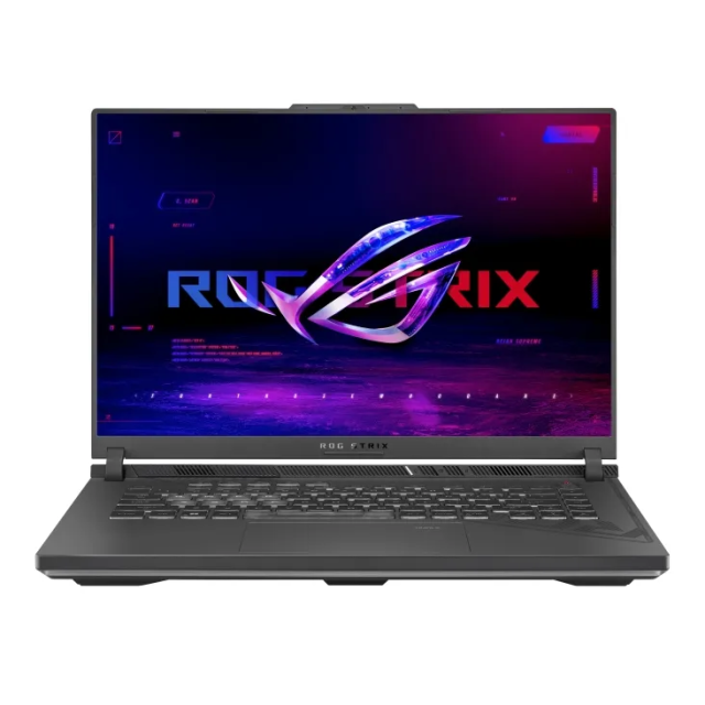 Лаптоп Asus ROG Strix G16 G614PW-RV098, AMD Ryzen 9 8940HX 16C (2.4 / 5.3 GHz, 64MB Cache), 16" (40.64cm) WUXGA IPS Anti-Glare Display, NVIDIA GF RTX5080 16GB GDDR7 DLSS 4, 16GB DDR5, 1TB SSD NVMe, No OS
