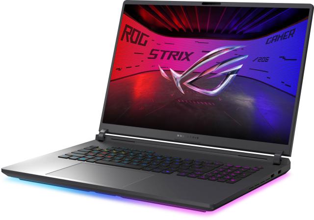 Лаптоп ASUS ROG Strix G18 2025 G815LW-SA329W, Intel Core Ultra 9 290HX Plus 24C (1.80 / 5.50 GHz, 36MB Cache), 18" (45.7cm) WQXGA Mini LED Display, NVIDIA GF RTX 5080 16GB GDDR7 DLSS 4, 64GB DDR5, 1TB SSD NVMe, 2x Thunderbolt 5, Windows 11 Home