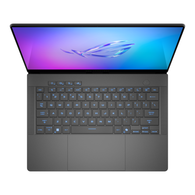 Лаптоп ASUS ROG Zephyrus G14 2026 GA403GM-SY121W, AMD Ryzen AI 9 465 10C (3.3 / 5.0 GHz, 24MB Cache), 14.0" (35.56 cm) 3K OLED Anti-reflection Display, NVIDIA GF RTX 5060 8GB GDDR7 DLSS 4, 32GB LPDDR5X, 1TB M.2 NVMe SSD, Windows 11 Home