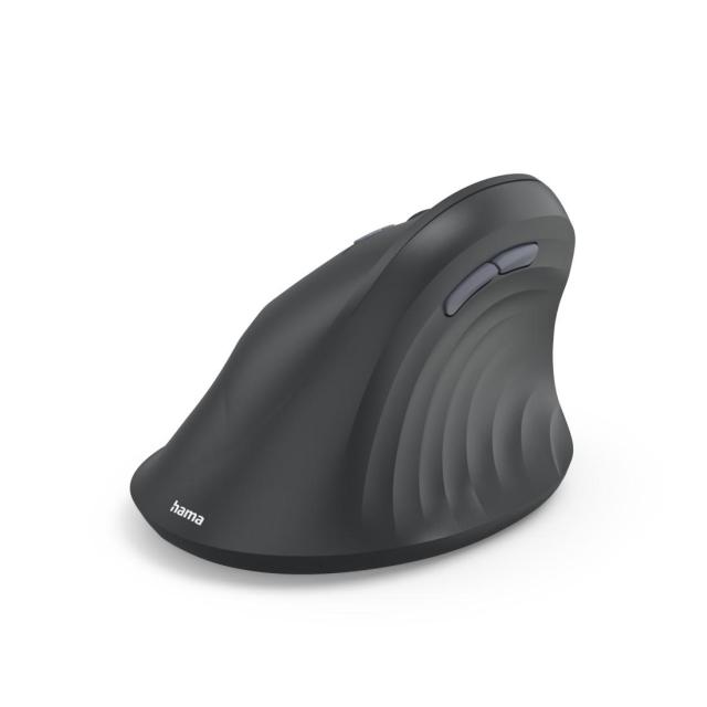 Мишка HAMA EMW-500L Wireless, ергономична мишка, оптичен (1600 DPI), /за лява ръка/, черна