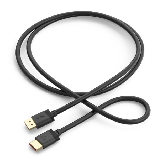 Кабел HAMA DisplayPort към DisplayPort 2.1, Ultra-HD 8K, 40 Gbit/s, 2 м