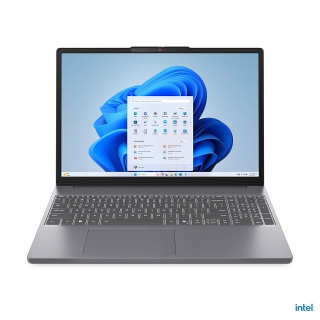 Лаптоп Lenovo IdeaPad Slim 3 15IRH10, Intel Core i5-13420H 8C (2.10 / 4.60 GHz, 12MB Cache), 15.3" (38.86 cm) WUXGA IPS Anti-glare Display, 16GB DDR5, 512 GB M.2 NVMe SSD, Free DOS