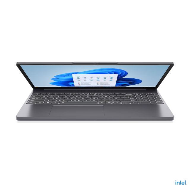 Лаптоп Lenovo IdeaPad Slim 3 15IRH10, Intel Core i5-13420H 8C (2.10 / 4.60 GHz, 12MB Cache), 15.3" (38.86 cm) WUXGA IPS Anti-glare Display, 16GB DDR5, 512 GB M.2 NVMe SSD, Free DOS