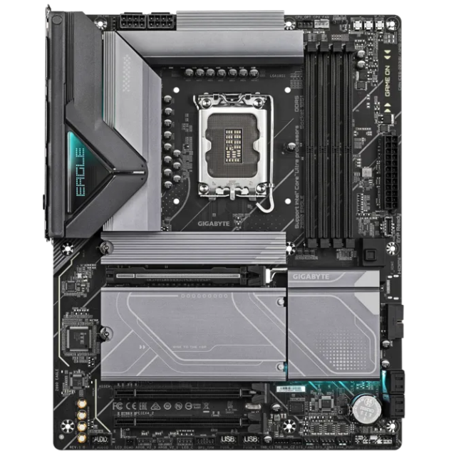 Дънна платка GIGABYTE Z890 EAGLE, LGA 1851, 4x DDR5, 4 x M.2, 4x SATA 6Gb/s, DisplayPort, ATX