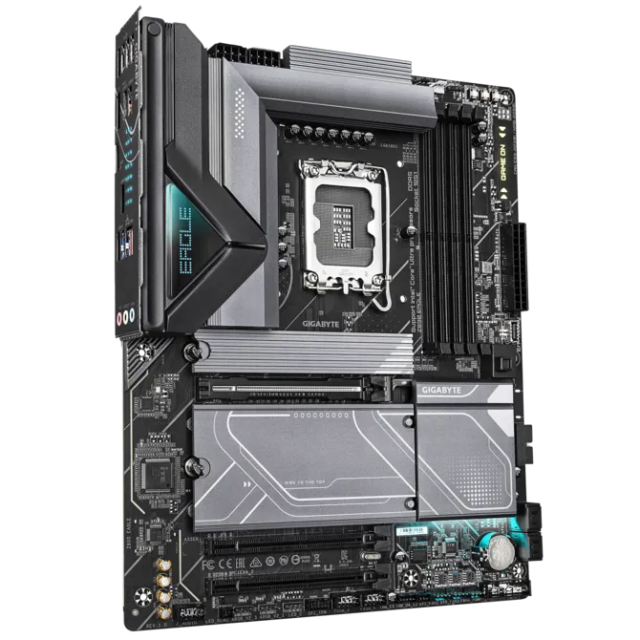 Дънна платка GIGABYTE Z890 EAGLE, LGA 1851, 4x DDR5, 4 x M.2, 4x SATA 6Gb/s, DisplayPort, ATX
