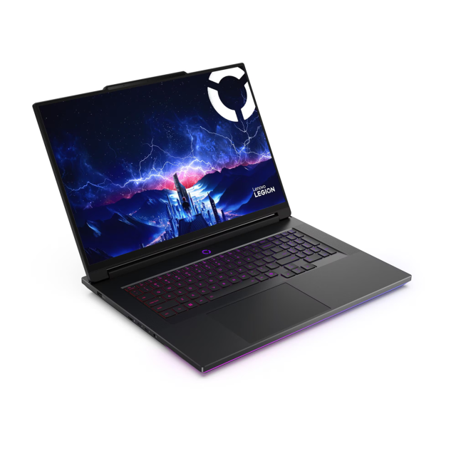 Лаптоп Lenovo Legion 9 18IAX10, Intel Core Ultra 9 275HX 24C (2.70 / 5.40 GHz, 36MB Cache), 18.0" (45.72 cm) WQUXGA IPS Glossy Display, 240Hz / 440 Hz(HSR-on in BIOS), NVIDIA GF RTX5080 16GB GDDR7 DLSS 4, 64GB DDR5, 2TB M.2 NVMe SSD, Free DOS